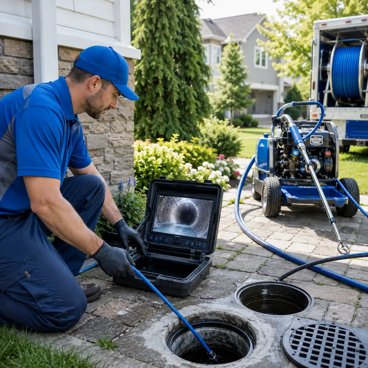 Outdoor drain cleaning professionals serving Carson, VA